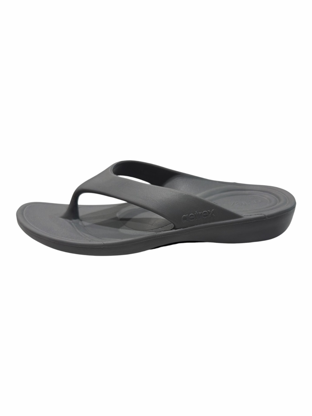 Aetrex Women’s Maui Orthotic Flips Grey Contour Foam Flip Flop Size 10